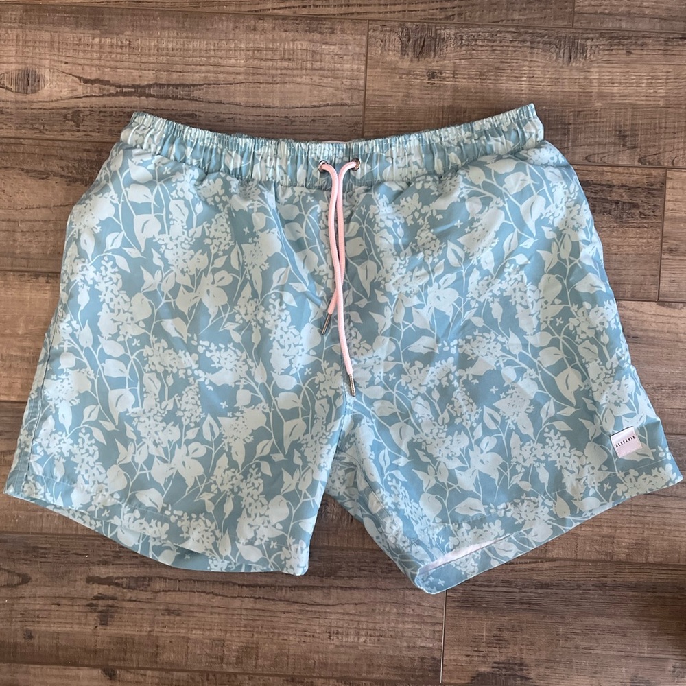 Blue Swim Trunks